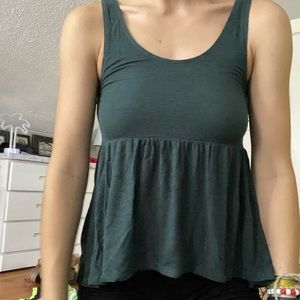 teal baby doll tank